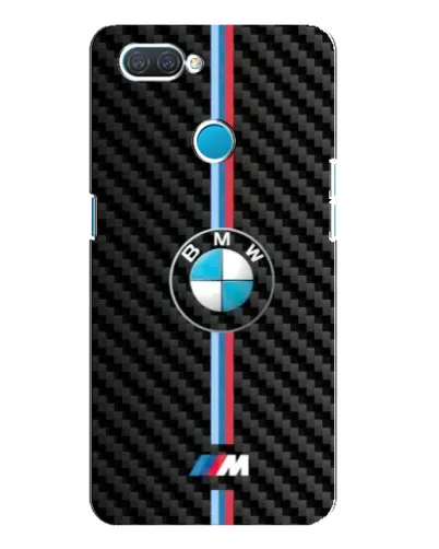 Чохол для OPPO A12 з картинкою «Емблема BMW та карбон»