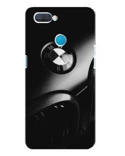 Чохол для OPPO A12 з картинкою «Емблема BMW — макро»