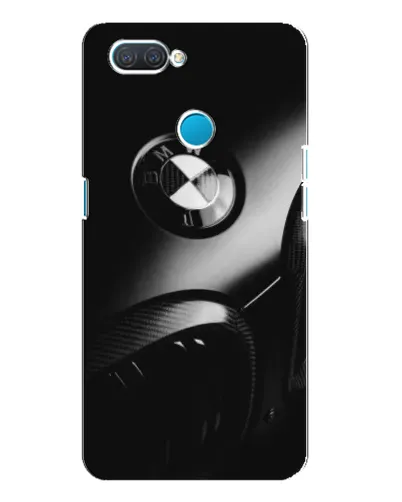 Чохол для OPPO A12 з картинкою «Емблема BMW — макро»