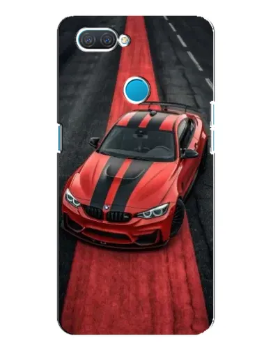 Чохол для OPPO A12 з картинкою «BMW на червоній доріжці»