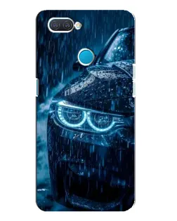 Чехол для OPPO A12 с картинкой «BMW под дождем»