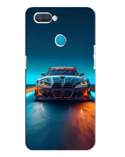 Чехол для OPPO A12 с картинкой «BMW — огни неона»