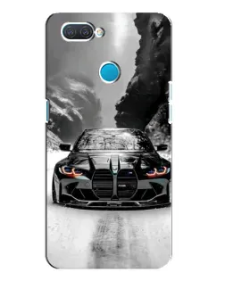 Чехол для OPPO A12 с картинкой «BMW — акварельный дрифт»