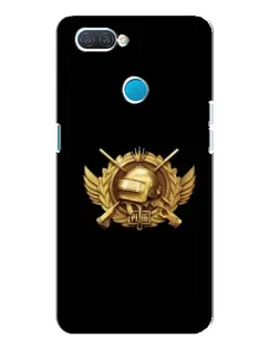 Чохол для OPPO A12 з картинкою «PUBG — помаранчевий градієнт»