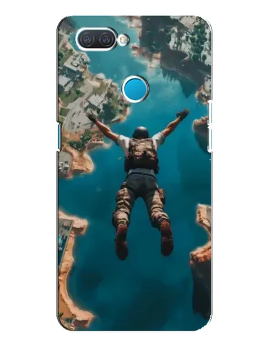 Чехол для OPPO A12 с картинкой «PUBG — свободное падение»