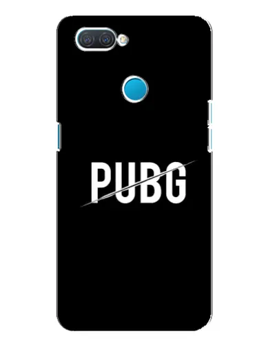 Чехол для OPPO A12 с картинкой «PUBG — белый логотип»