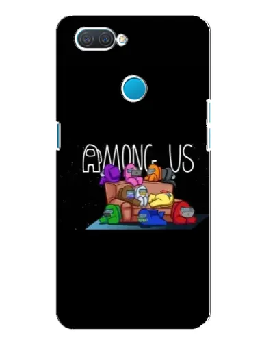 Чехол для OPPO A12 с картинкой «Логотип Among Us» Чехол для OPPO A12 с картинкой «Логотип Among Us»