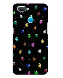 Чехол для OPPO A12 с картинкой «Экипаж Among Us»
