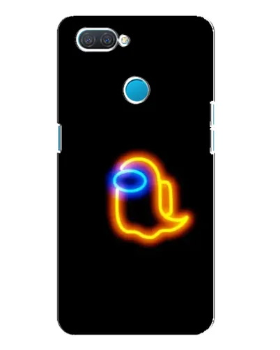 Чехол для OPPO A12 с картинкой «Among Us неоновое сияние» Чехол для OPPO A12 с картинкой «Among Us неоновое сияние»