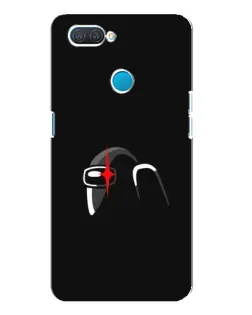 Чехол для OPPO A12 с картинкой «Among Us шлем»