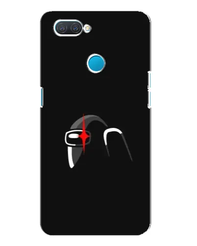 Чехол для OPPO A12 с картинкой «Among Us шлем» Чехол для OPPO A12 с картинкой «Among Us шлем»