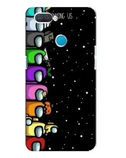 Чехол для OPPO A12 с картинкой «Команда Among Us»