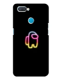 Чехол для OPPO A12 с картинкой «Among Us градиент»