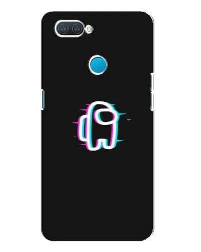 Чехол для OPPO A12 с картинкой «Among Us неон» Чехол для OPPO A12 с картинкой «Among Us неон»