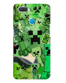 Чохол для OPPO A12 з картинкою «Кріпери Minecraft»