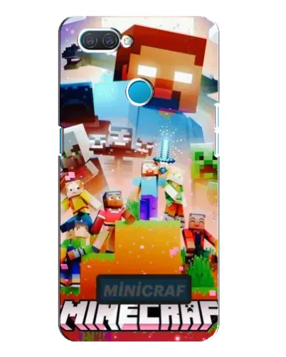 Чехол для OPPO A12 с картинкой «Minecraft герои игры»