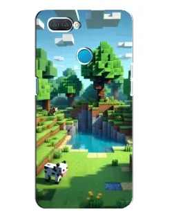 Чехол для OPPO A12 с картинкой «Minecraft летний день»