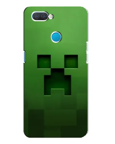 Чехол для OPPO A12 с картинкой «Крипер микро-дизайн»