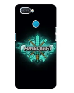 Чехол для OPPO A12 с картинкой «Minecraft Diamond лого»