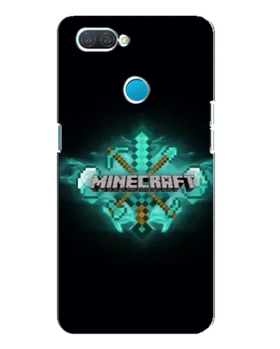 Чехол для OPPO A12 с картинкой «Minecraft Diamond лого»