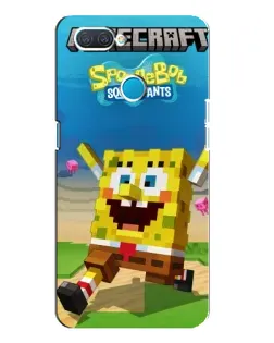 Чохол для OPPO A12 з картинкою «Губка Боб Minecraft» Чохол для OPPO A12 з картинкою «Губка Боб Minecraft»
