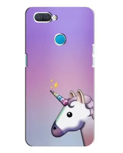 Чехол для OPPO A12 с картинкой «Единорог градиент»