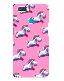 Чехол для OPPO A12 с картинкой «Единороги на розовом» Чехол для OPPO A12 с картинкой «Единороги на розовом»
