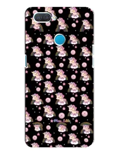Чехол для OPPO A12 с картинкой «Magic Unicorn паттерн»