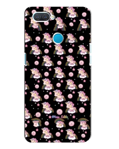 Чехол для OPPO A12 с картинкой «Magic Unicorn паттерн»
