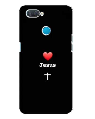 Чехол для OPPO A12 с картинкой «Сердце - Jesus»