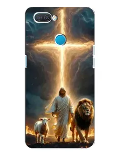 Чехол для OPPO A12 с картинкой «Лев Иуды и Свет»