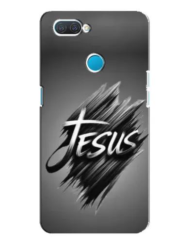 Чехол для OPPO A12 с картинкой «Надпись Jesus Graffiti»