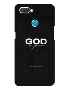 Чехол для OPPO A12 с картинкой «GOD — Бог над всем»