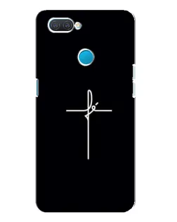 Чехол для OPPO A12 с картинкой «Тонкий крест»