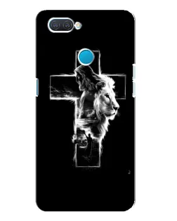 Чехол для OPPO A12 с картинкой «Сияющий крест Jesus»