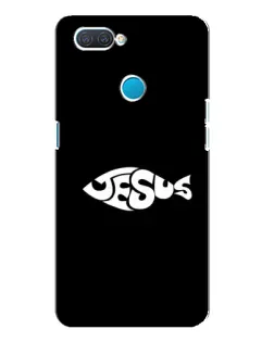 Чехол для OPPO A12 с картинкой «Рыба Jesus»