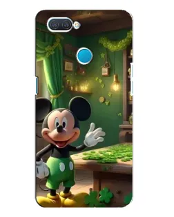 Чехол для OPPO A12 с картинкой «Микки в мастерской»