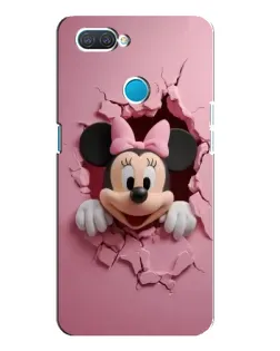 Чехол для OPPO A12 с картинкой «Минни сквозь стену»