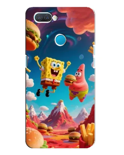 Чехол для OPPO A12 с картинкой «Космический фастфуд»