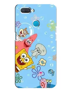 Чехол для OPPO A12 с картинкой «Веселые пузырьки»