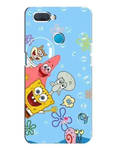 Чехол для OPPO A12 с картинкой «Веселые пузырьки»