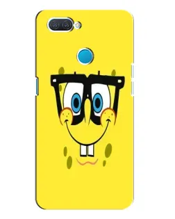 Чехол для OPPO A12 с картинкой «Минималистичный Спанч Боб»