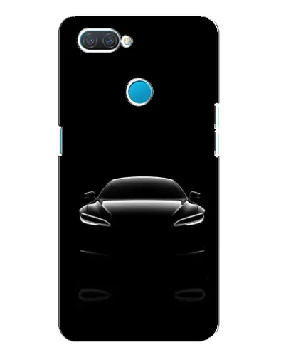 Чохол для OPPO A12 з картинкою «Силует Tesla Night»