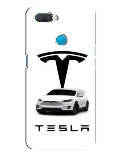 Чохол для OPPO A12 з картинкою «Tesla White Style»