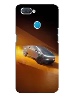Чохол для OPPO A12 з картинкою «Cybertruck у пустелі»