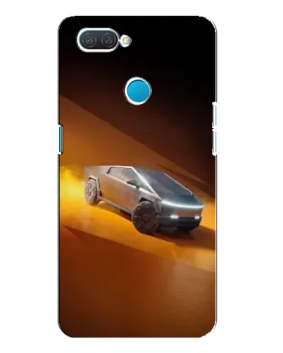 Чохол для OPPO A12 з картинкою «Cybertruck у пустелі»