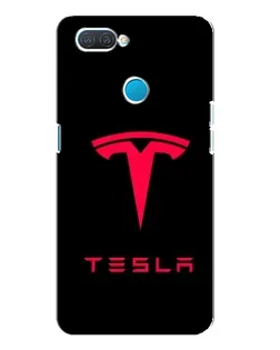 Чохол для OPPO A12 з картинкою «Tesla Red Logo»