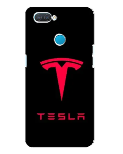 Чохол для OPPO A12 з картинкою «Tesla Red Logo»