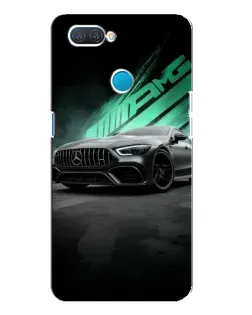 Чохол для OPPO A12 з картинкою «Темний Mercedes AMG»