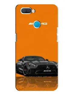 Чохол для OPPO A12 з картинкою «Помаранчевий Mercedes AMG»